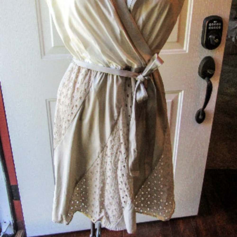 Max and Cleo Sleeveless Cotton Dress Size S